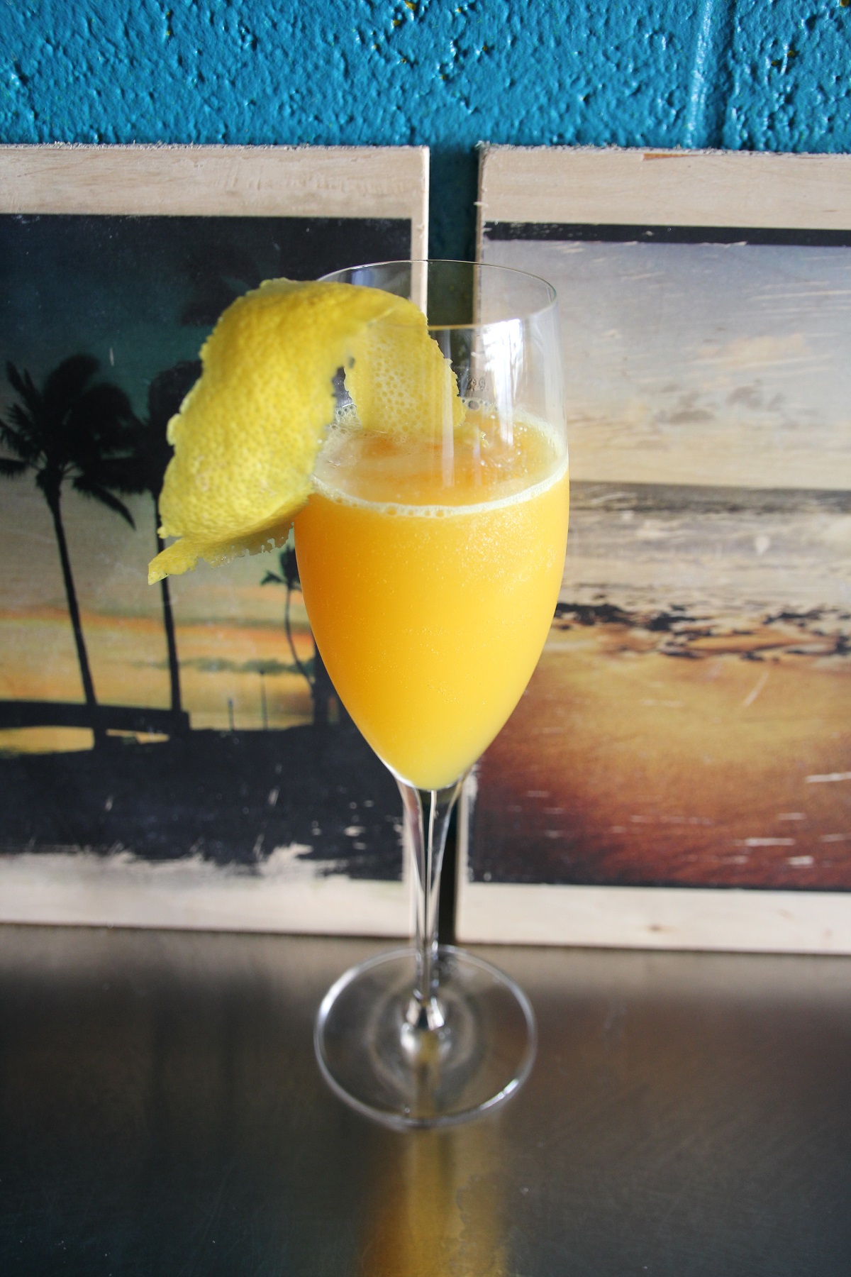 Cocktail with vintage photographs